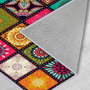Conceptum Alfombra de Poliéster Multicolor 80 x 250 cm
